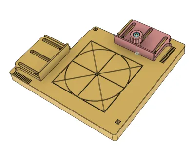XY stage for the Wainlux K10 positioning tray