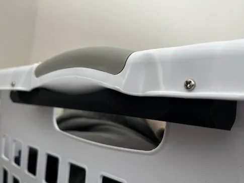 Sterilite laundry hamper handle repair/upgrade