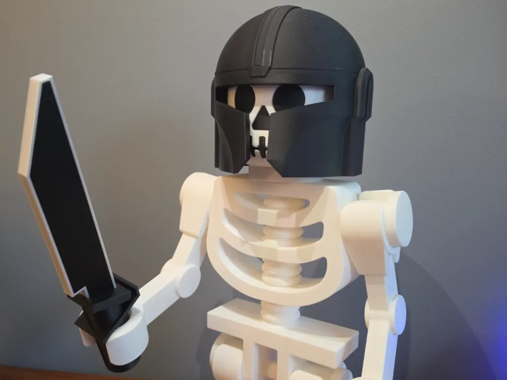 Dark Saber for Mega Brick Skeleton - Free 3D Print Model - MakerWorld