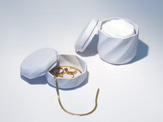 Jewelry Cotton Octagonal Storage Boxes Containers