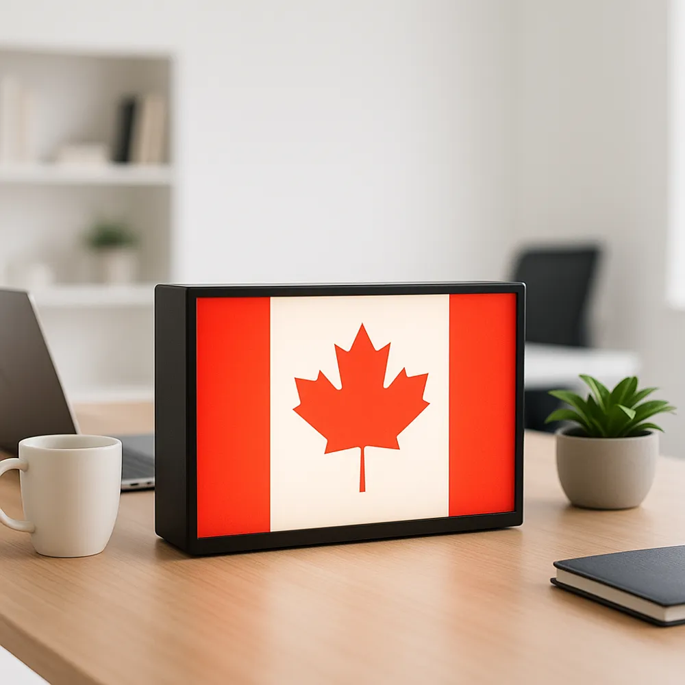 Canada Flag Lightbox | LED Lamp by Galerious MakerWorld: Download Free ...