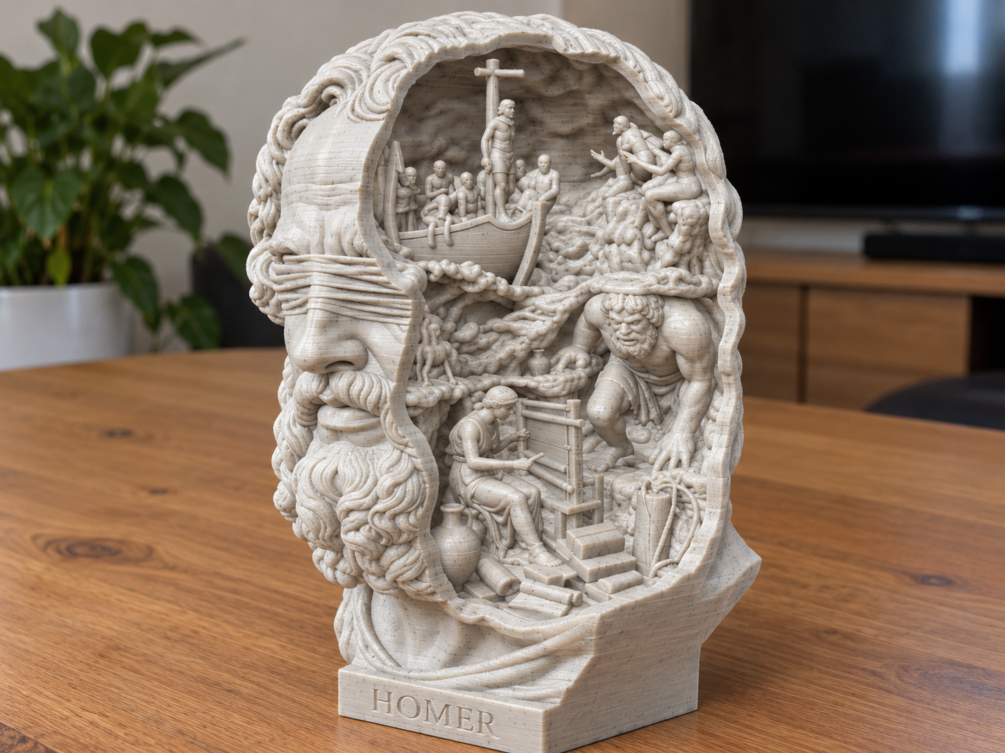 Omero – Scultura 3D dedicata all’Odissea - 1