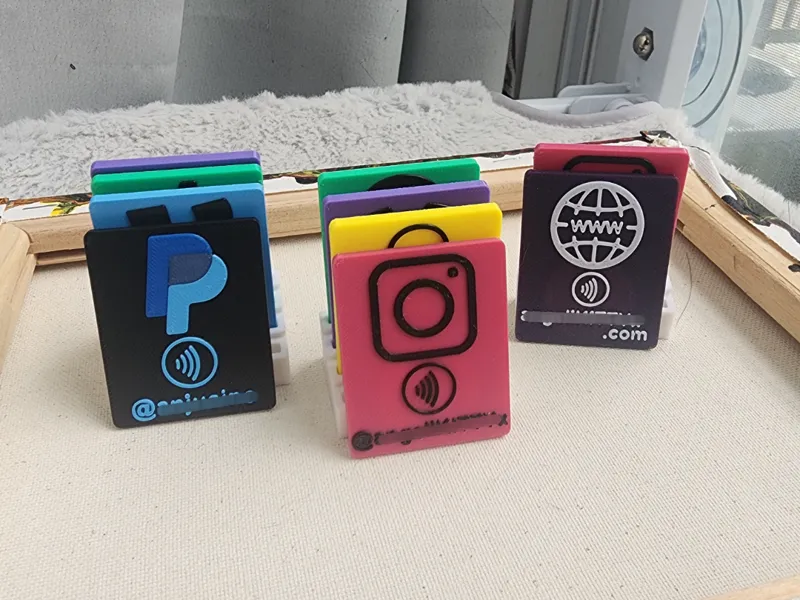 NFC Tag Cards - Payment & Social Media