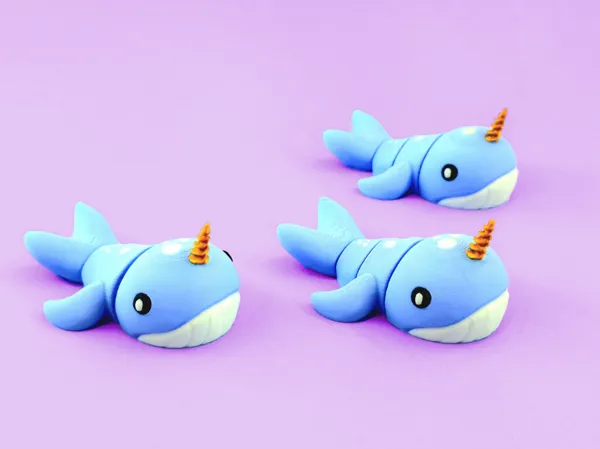 Фигурка Narwhal с подвижно тяло