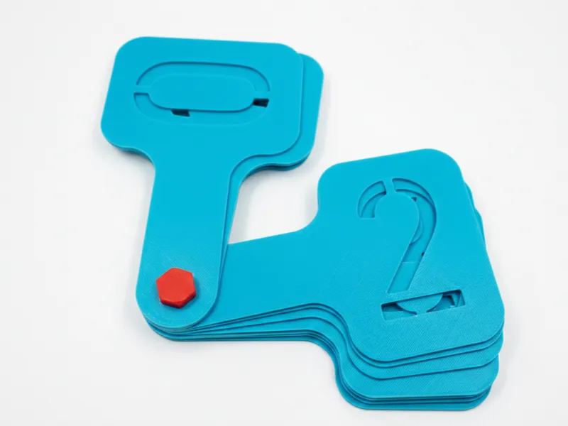 Number Stencils (0-9) with Handle & Storage Bolt