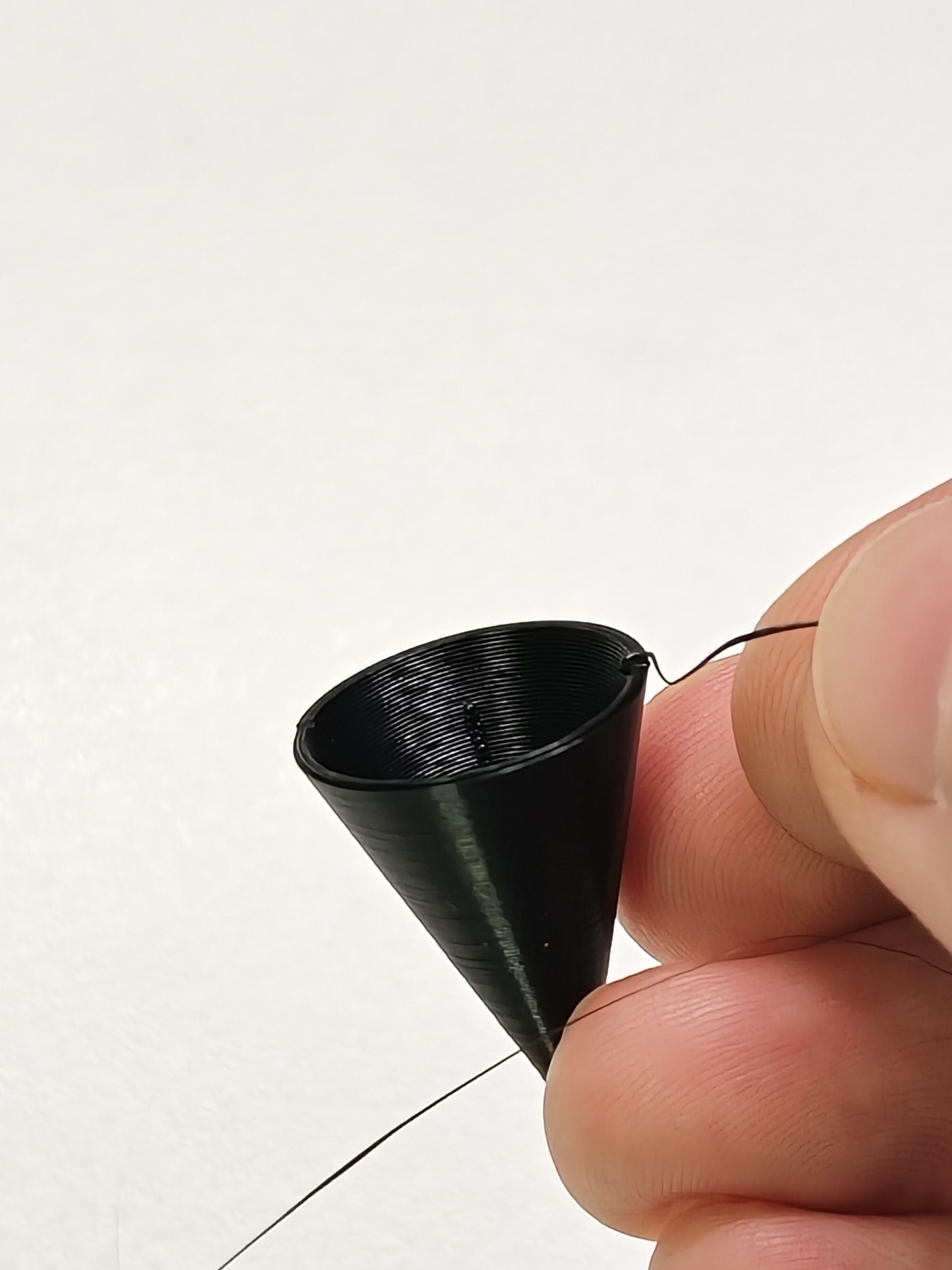 Miniatura 2 do modelo 3D 热床打印板附着力测试 尖锥测试 锥形塔