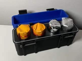 120 Film Rugged Travel Box - Fits 4 Rolls