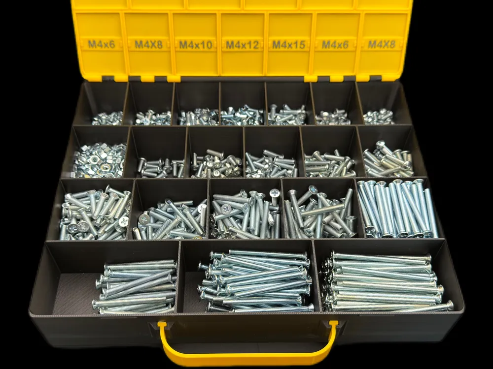 Machine Screw Box Screw Box - Free 3D Print Model - MakerWorld