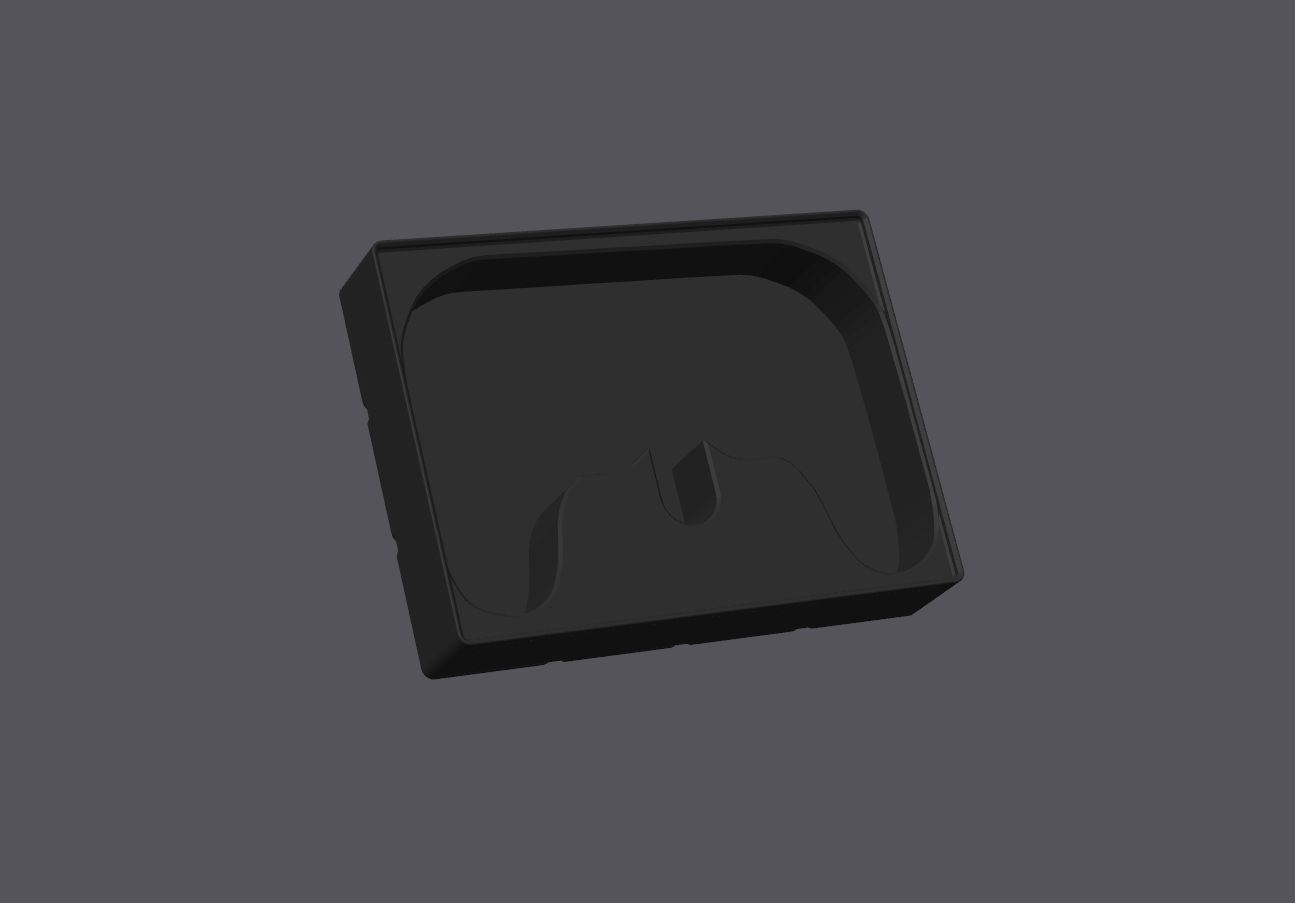 Miniatura 2 do modelo 3D Gridfinity - 8BitDo Pro 2 + Battery cutout