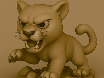 Mountain Lion for DND 32mm scale