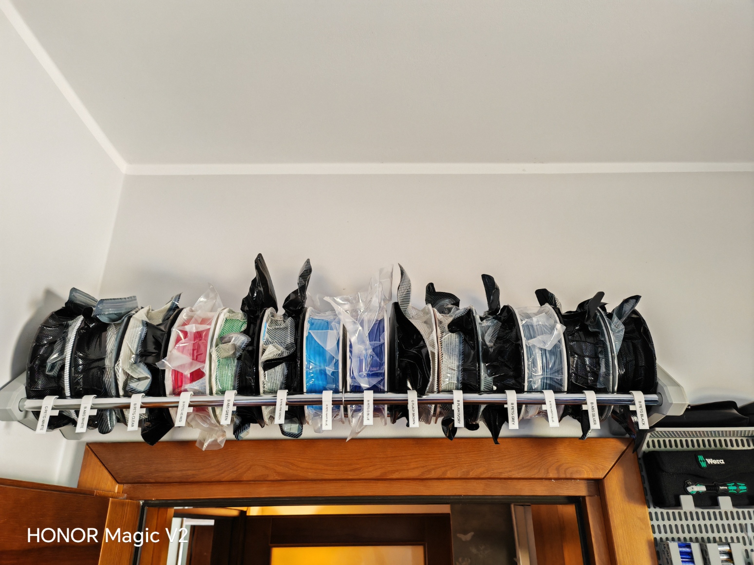Miniatura 7 do modelo 3D Filament Spool Shelf