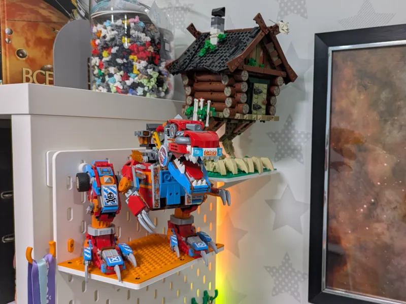 Legolike Shelf for Ikea Skadis with T-Nuts