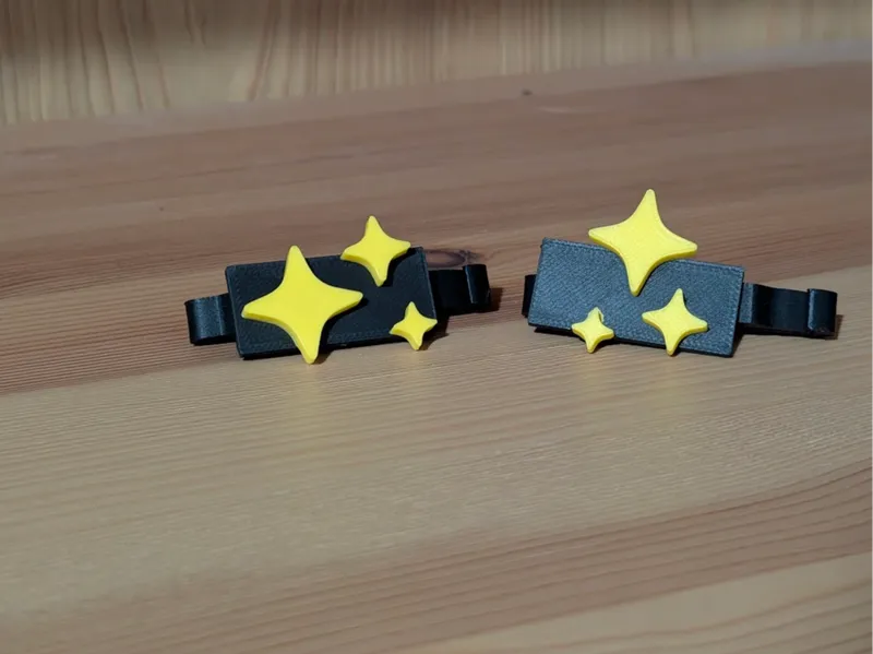 Star/Sparkle Emoji Hair Clip