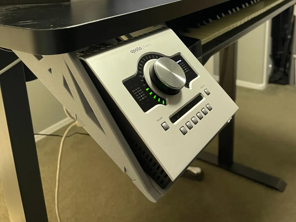Apollo Twin Under-Desk Mount - Free 3D Print Model - MakerWorld