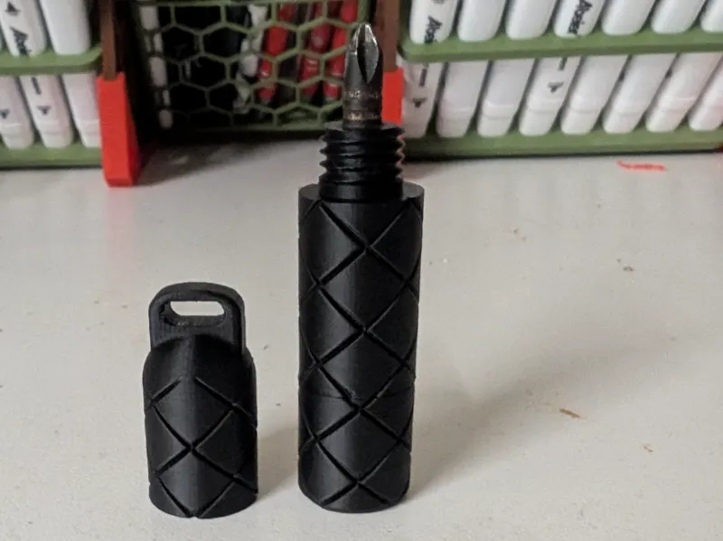 Porte embout en porte clé