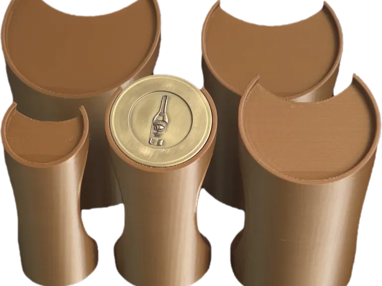 coin pedestals - 30,40,50,60,70,80,90mm