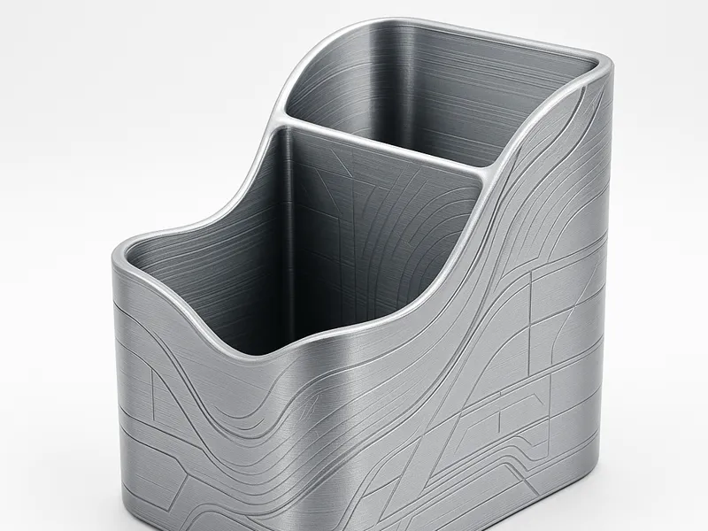 Cosmic Wave Organizer Box – Silver Surfer Inspired
