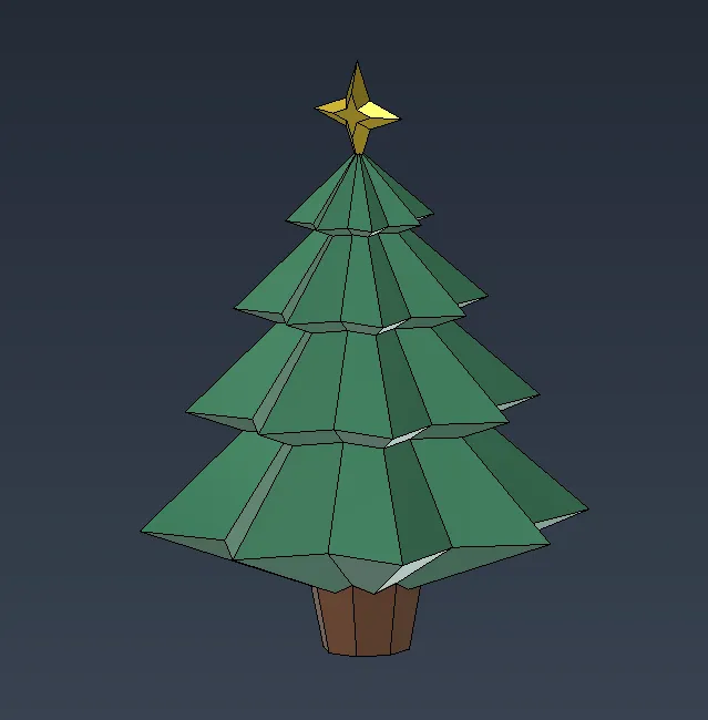 Low Poly Christmas Tree by iAngel95 MakerWorld: Download Free 3D Models