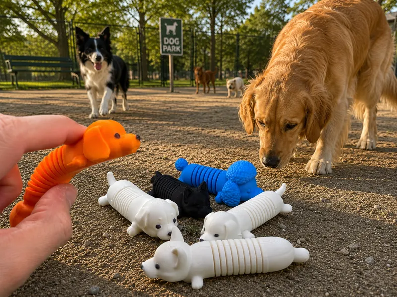 Dog Flexy Slinlky Toy