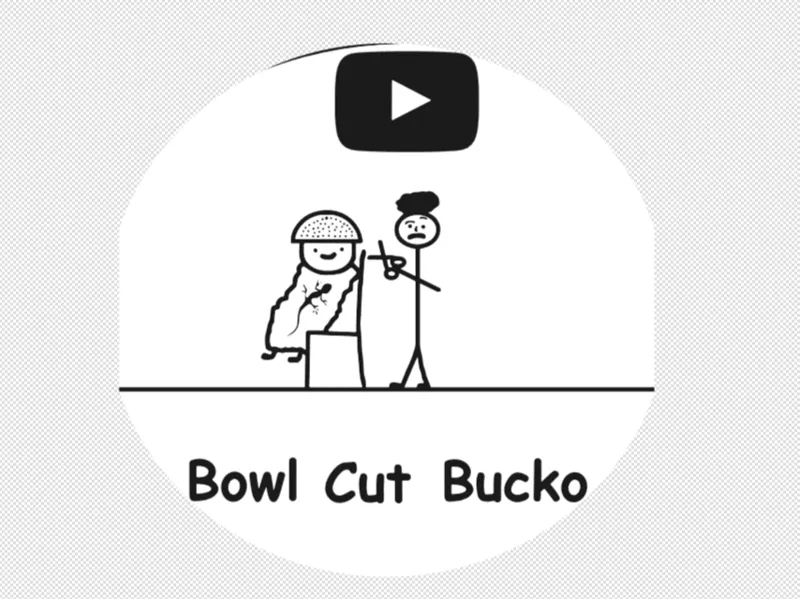 BowlCutBucko Keychain