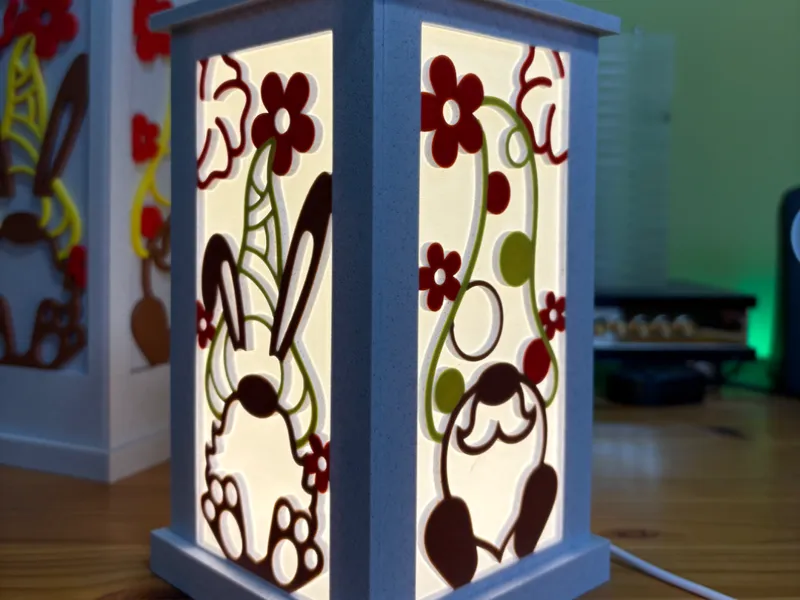 Easter Bunny Lantern – with Interchangeable Panels