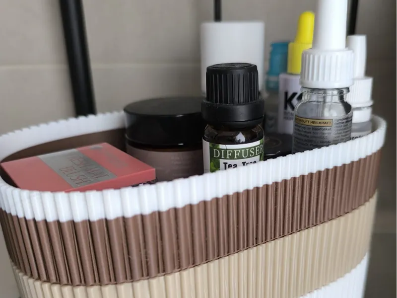 Oval stackable Organizer