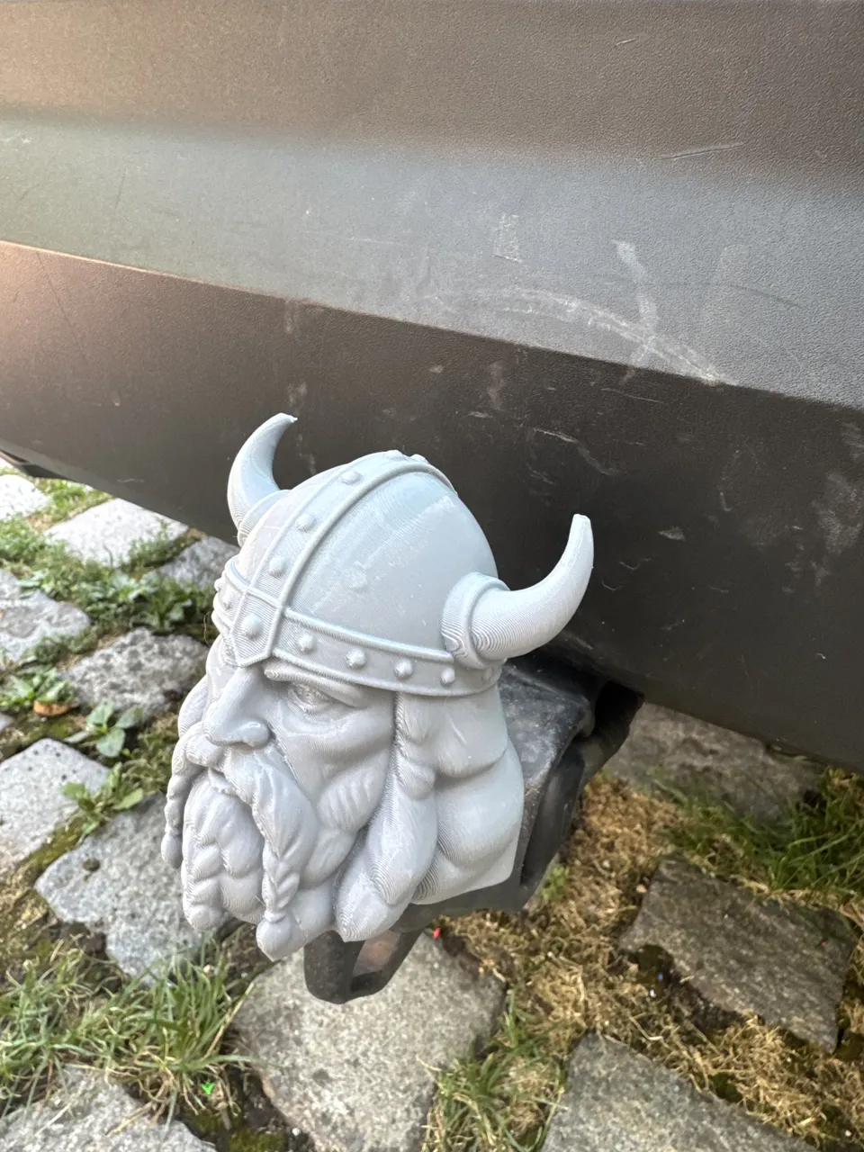 Viking Warrior Odin Tow Hitch Cover Cap view 2