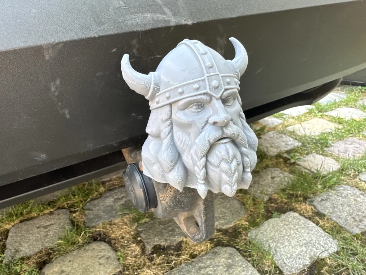 Viking Warrior Odin Tow Hitch Cover Cap view 4