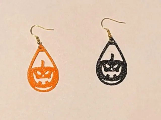 Earrings Halloween #09 Pumpkin