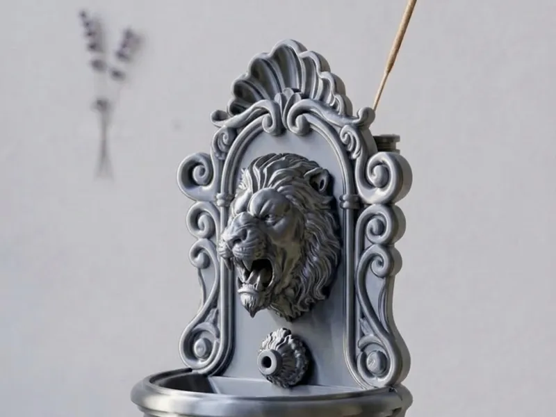 Fountain of Serenity - Lion Incense Burner