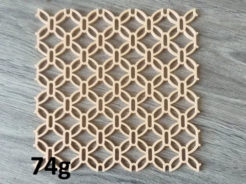Letrero o emblema decorativo: IKEA Skadis Board Leicht 200x200 modulare Wand 17 — referencia de MakerWorld