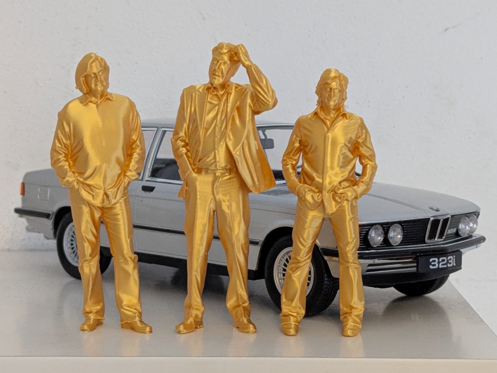 Top Gear Trio 1:18  Clarkson, Hammond, May Figures
