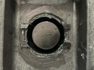 Internal vertical siphon 65mm