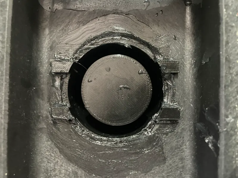 Internal vertical siphon 65mm