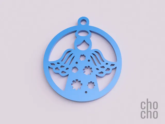 Angel Christmas Earring
