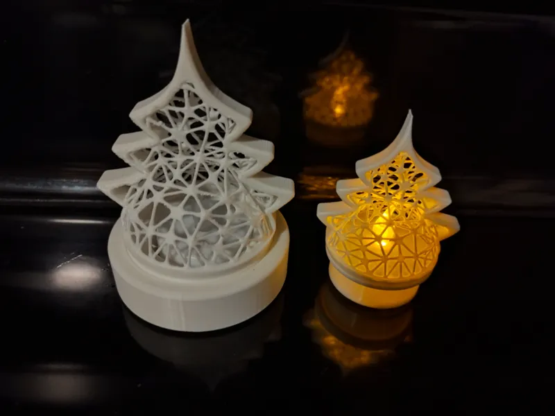Remixed Christmas Tea Tree Light Ornament