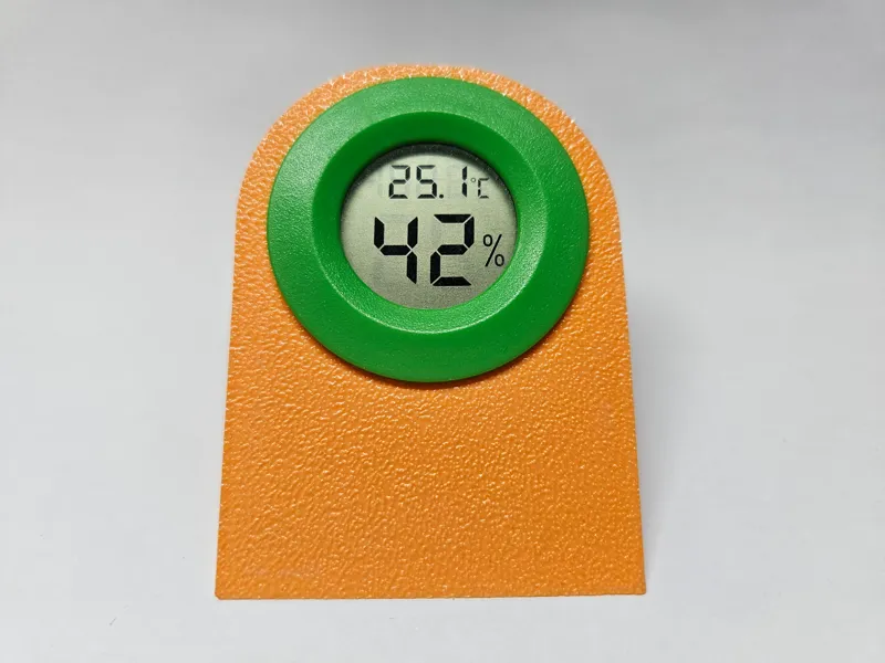 Circular thermometer hygrometer holder stand