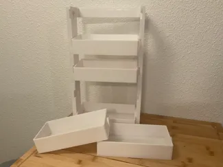 Modular Shelf with Removable Drawers
