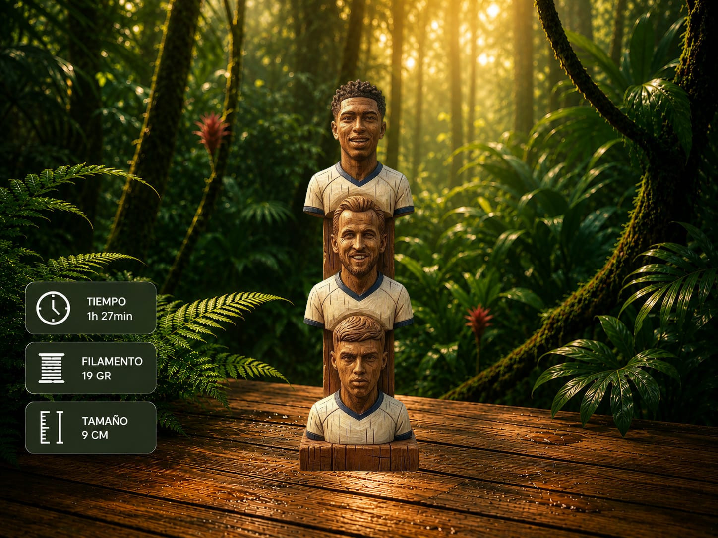 Bellingham Kane  Palmer Wooden Totem Inglaterra