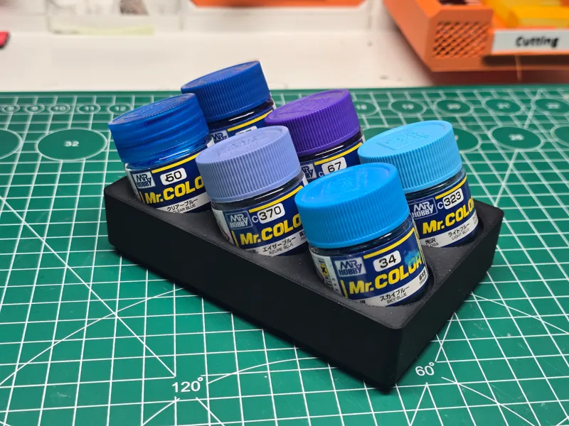 2x3 Gridfinity 36mm paint jar holder
