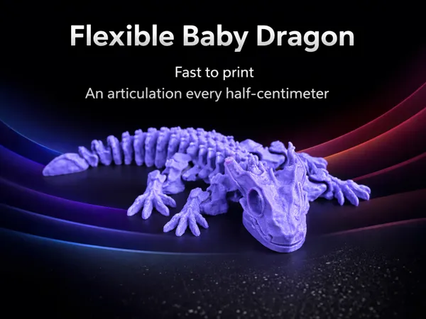Bébé dragon articulé