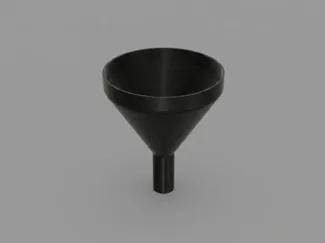 Round funnel (for dessicant)