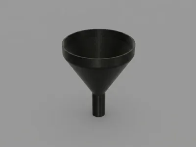 Round funnel (for dessicant)