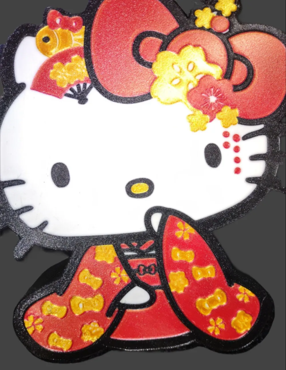 Hello Kitty Chinese New Year LightBox by KitKat Designs - MakerWorld