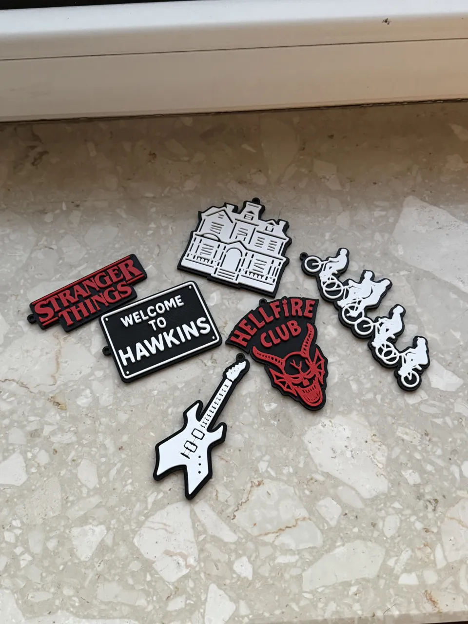 Stranger Things Keychains Collection view 2