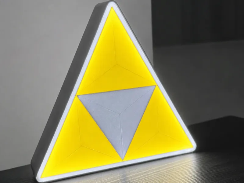 Tri-Force Inspired LED Lightbox