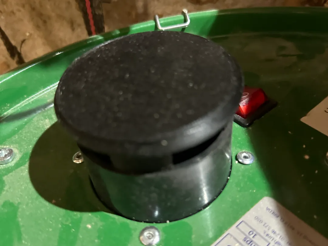 Couvercle de sortie d'air pour aspirateur CamVac
