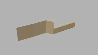 Škrabka na podebírání těsta na cukroví a máslové sušenky