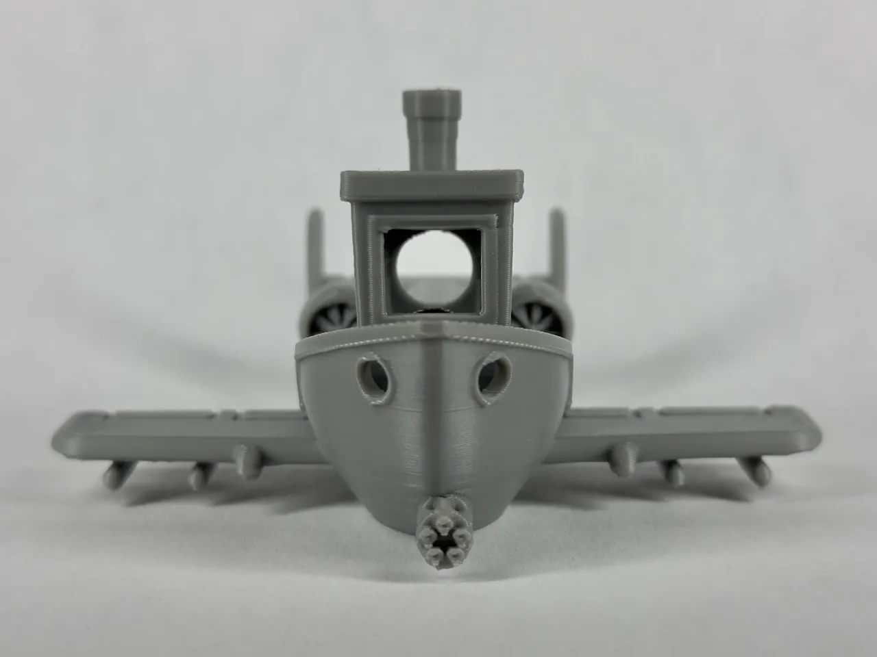 A-10 Benchy Fighter Jet view 3