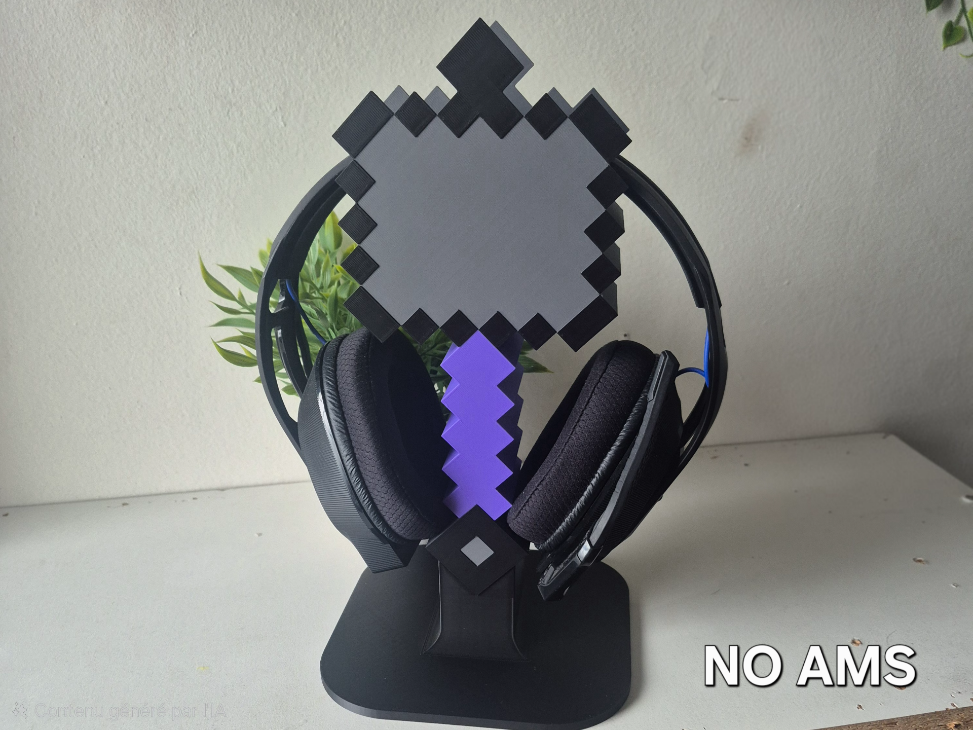Minecraft Mace Headset Stand